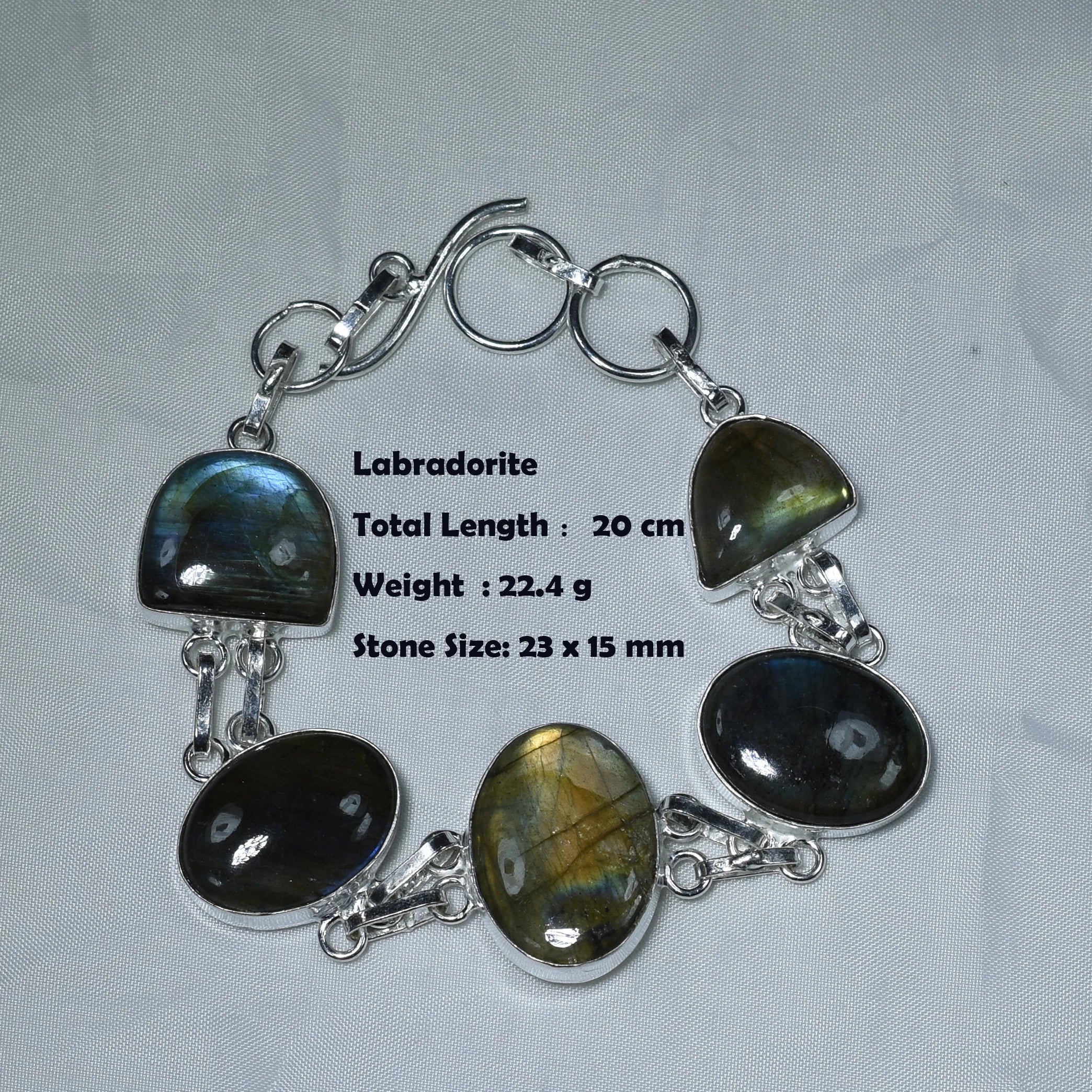 Genuine Labradorite Fuchsite Blue Topaz Sodalite Amber Amethyst Dalmatian  Bracelet Women Jewelry  gift
