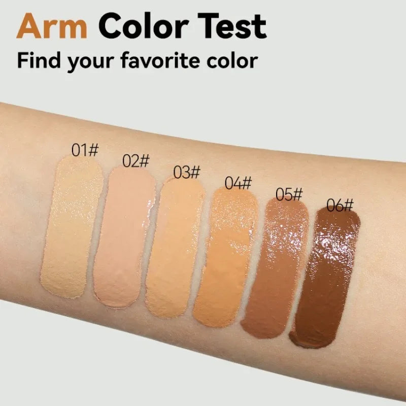 Fond de Teint Liquide Matifiant Contrôle Sébum BBCream Imperméable Longue Tenue Correcteur Couvrance Totale Maquillage Professionnel