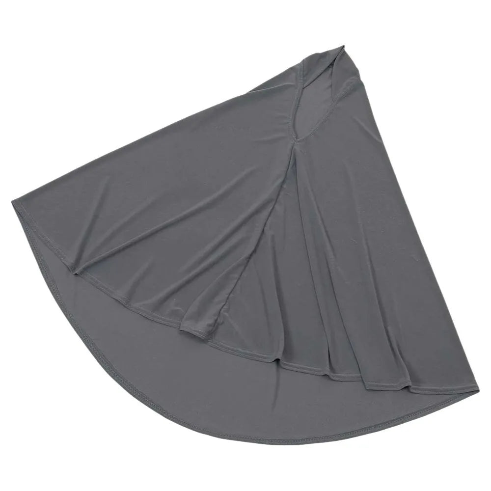 Breathable Jersey Solid Color Instant Hijab Four-Way Stretch Full Coverage Women Khimar Skin-Friendly Anti-Slip Design