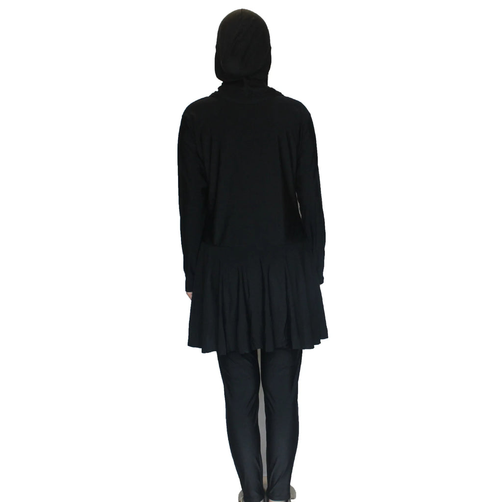 3PCS Modest Burkini Femme Musulmane Swimwear Women Muslim Hijab Swimsuit Maillot De Bain Borkini Conservative Islam Bathing Suit