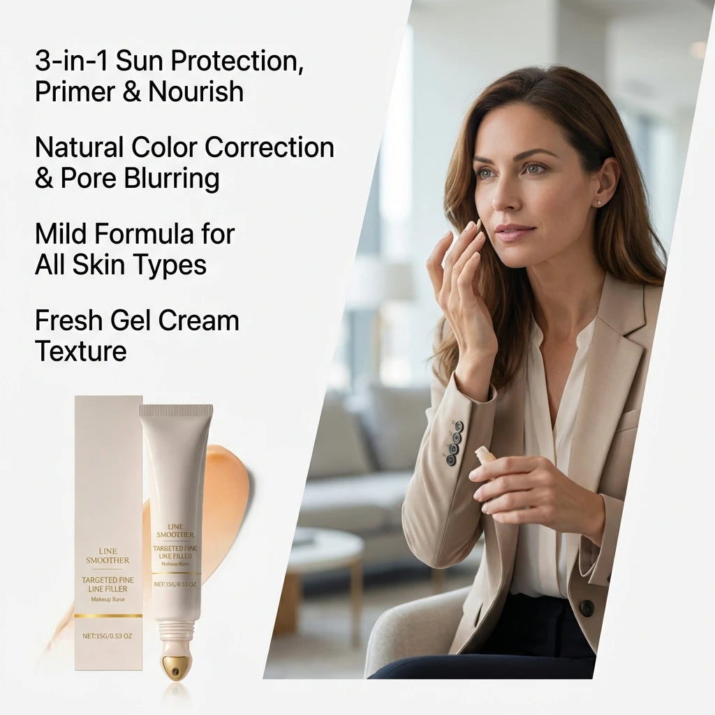 Line Smoother Hydrating Primer for Makeup Even Tone Lightweight & Non-sticky Invisible Pores Antioxidant Makeup Base Moisturizer beautyabayaboutique.online