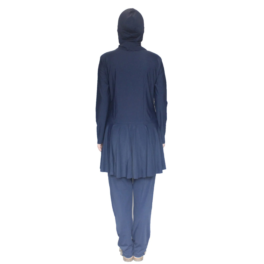 3PCS Modest Burkini Femme Musulmane Swimwear Women Muslim Hijab Swimsuit Maillot De Bain Borkini Conservative Islam Bathing Suit