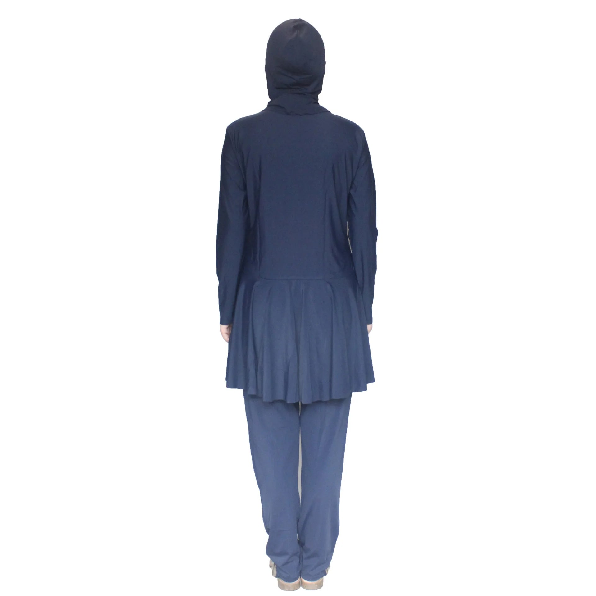 3PCS Modest Burkini Femme Musulmane Swimwear Women Muslim Hijab Swimsuit Maillot De Bain Borkini Conservative Islam Bathing Suit